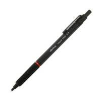 Rotring 1904257, Anklippbarer versenkbarer Stift, Schwarz, Metall, 0,7 mm