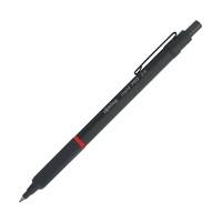 Rotring 1904260, Anklippbarer versenkbarer Stift, Schwarz, Metall, 2 mm