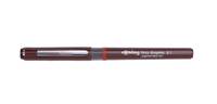 rOtring 1904752 - Verschlossener Gelschreiber - Schwarz - Burgund - 0,2 mm - bla