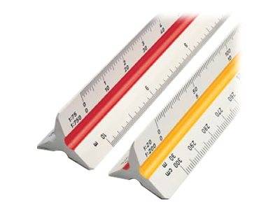 rOtring Centro - Dreieckiges Lineal - Architekt