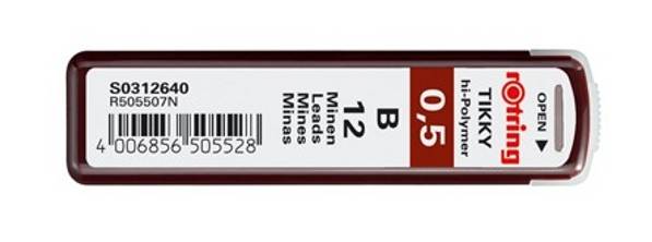 Nahaufnahme einer aufladbaren AAA-Batterie mit der Aufschrift „0,5 B