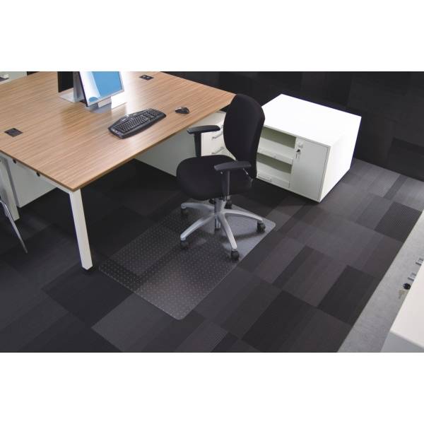 Bodenschutzmatte Rollsafe für kurzflorige Teppiche 110x120cm