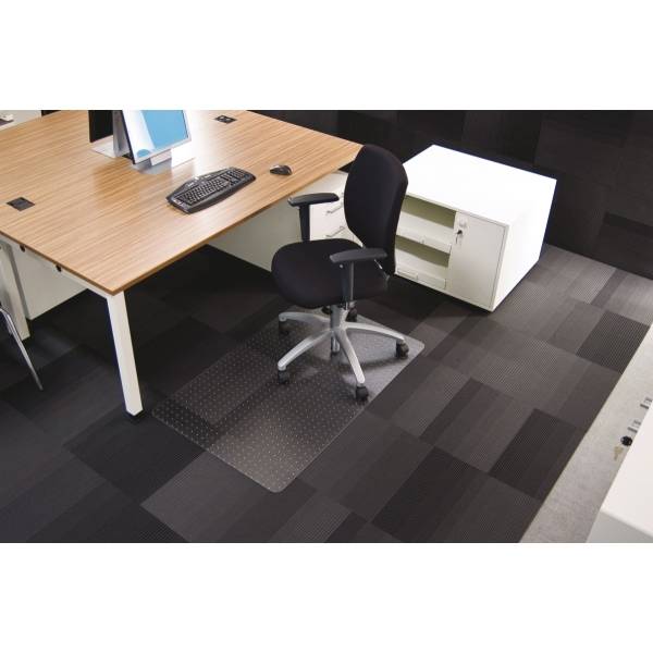 Bodenschutzmatte Rollsafe für kurzflorige Teppiche 110x120cm