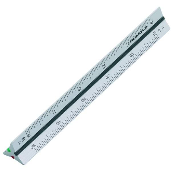 Aluminium-Dreikant 10 cm Kunststoff Teilung architect 4