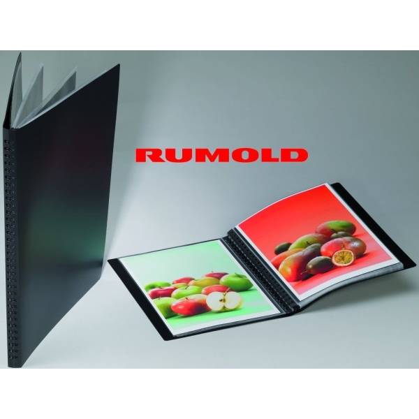 Präsentationsbuch A4 PP 20 Hüllen schwarz