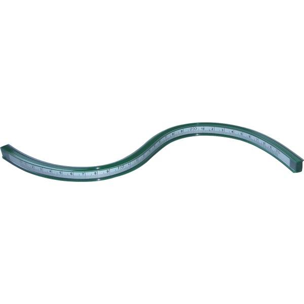 Kurvenlineal mit Teilung 30cm