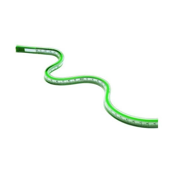 Kurvenlineal mit Teilung 40cm
