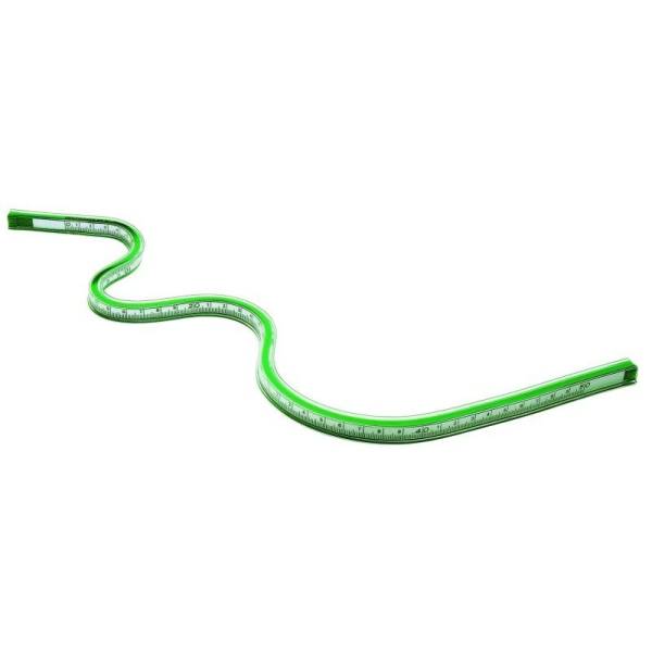 Kurvenlineal mit Teilung 60 cm