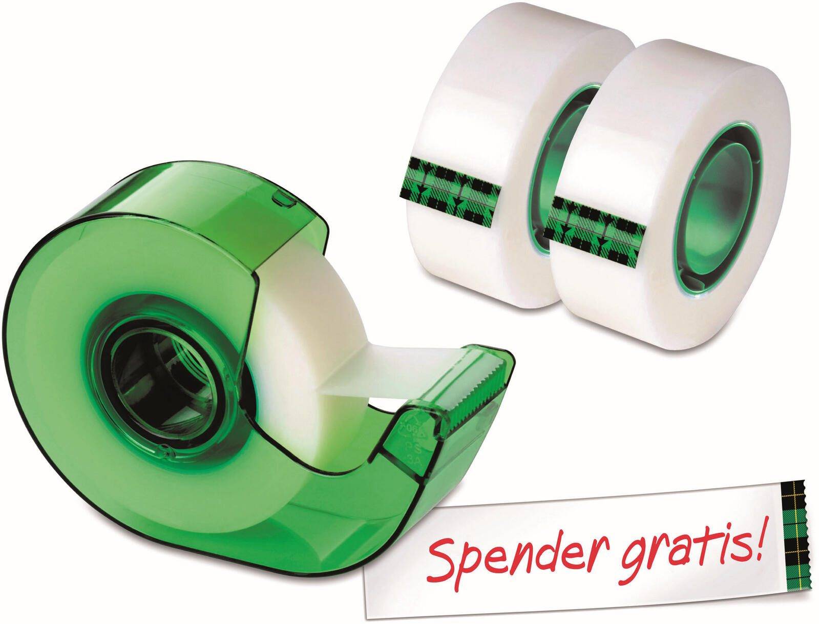 Handabroller Magic +3 Rollen 19mmx25m grün