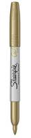 DYMO - Sharpie Metallic - Marker - permanent - Gold - Pigmenttinte - 1.4 mm - fein (Packung mit 12)