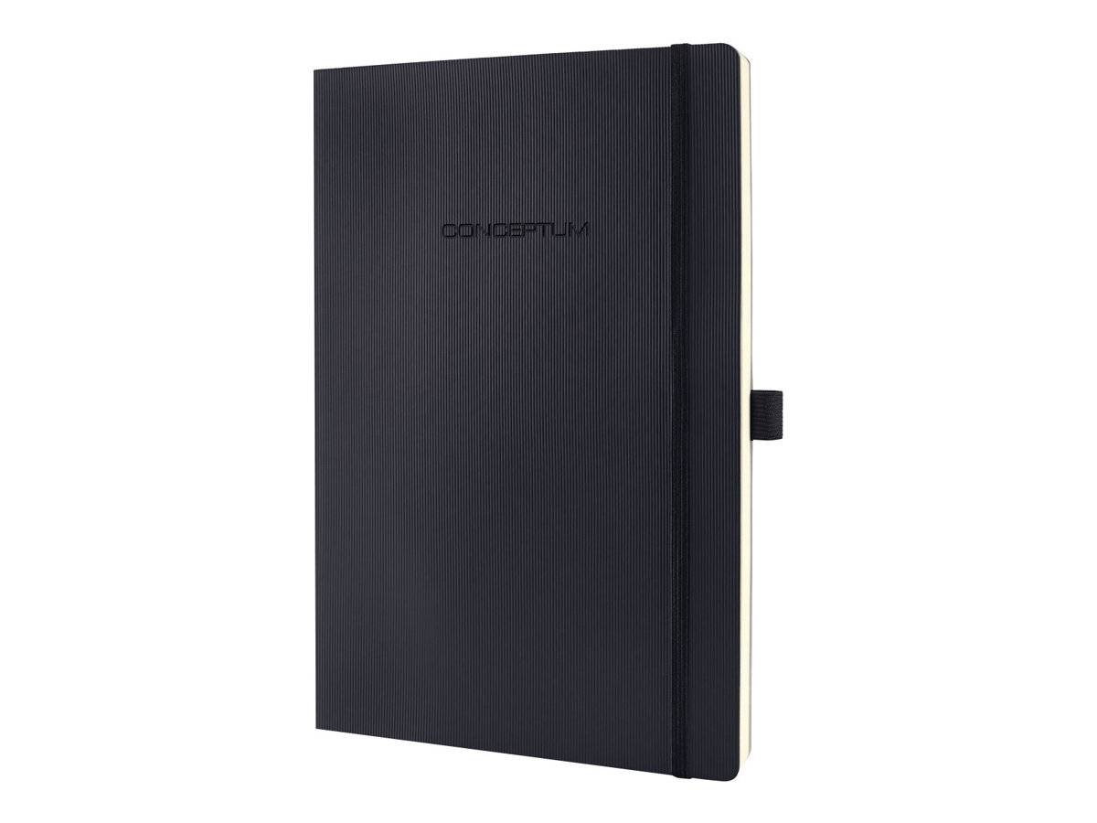 Sigel Conceptum, Schwarz, A4, 194 Blätter, 80 g/m², Softcover, Universal