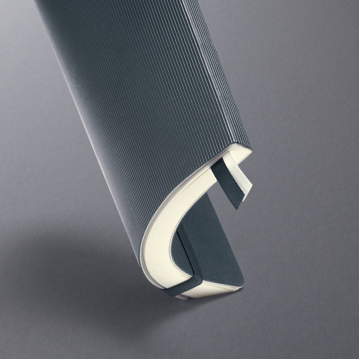 SIGEL Notizbuch Conceptum, Softcover, ca. A4, kariert, dunkelgrau, 194 S.