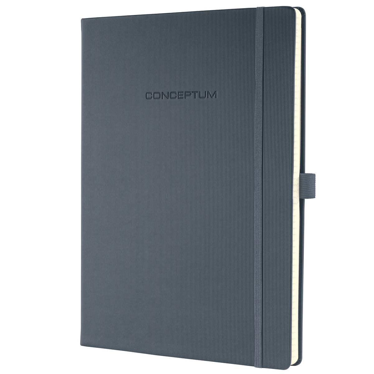 Sigel CONCEPTUM, Grau, A4, 194 Blätter, 80 g/m², Kariertes Papier, Hardcover