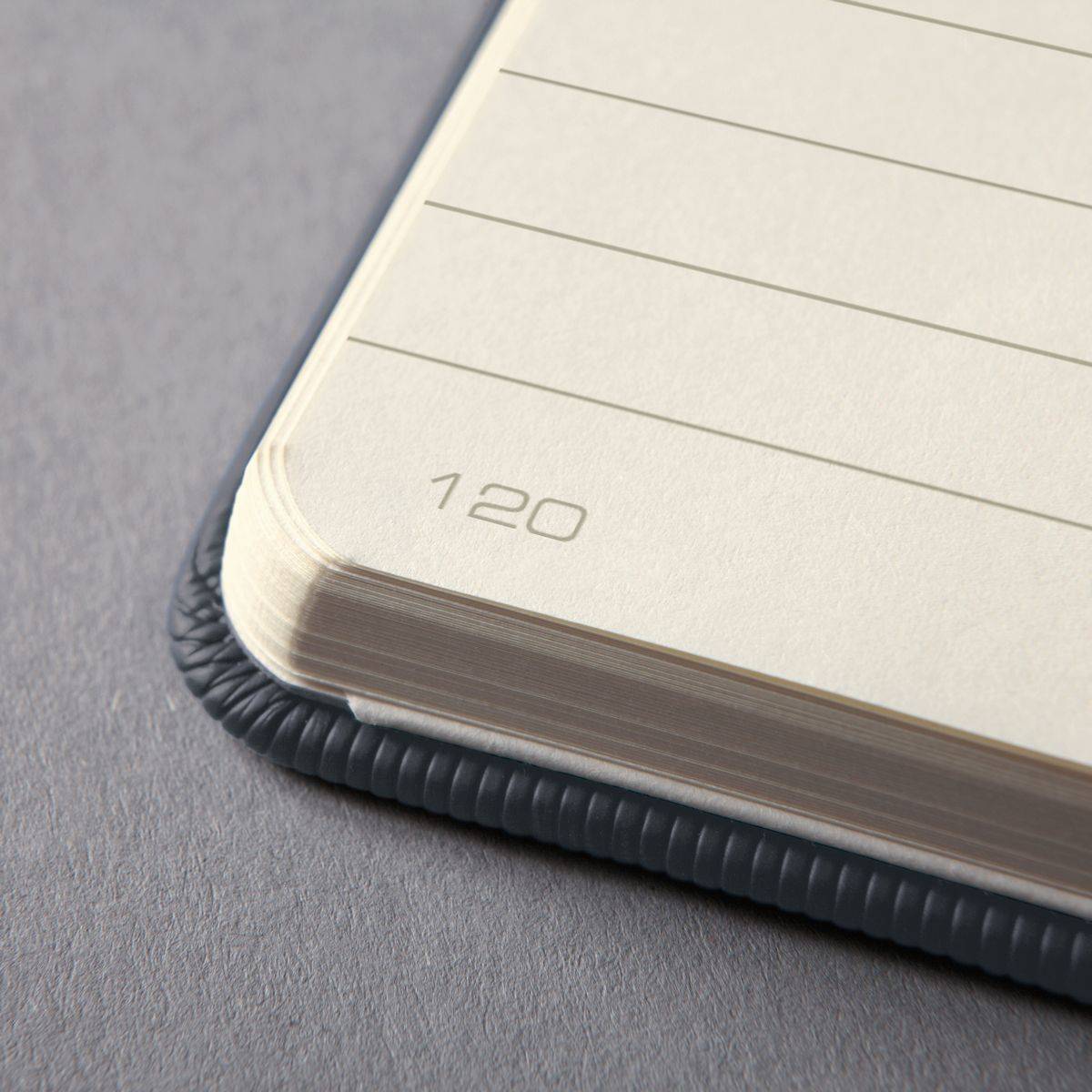 SIGEL Notizbuch Conceptum, Hardcover, ca. A4, liniert, dunkelgrau, 194 S.
