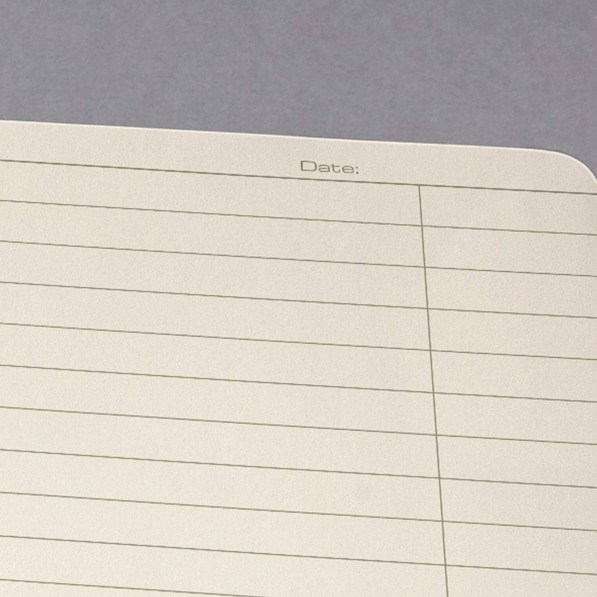 SIGEL Notizblock Conceptum, Hardcover, ca. A4, liniert, schwarz, 120 S.