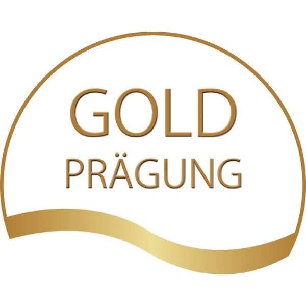 Briefumschläge Weihnachten DIN lang 90g 50 Stück Golden Tree Goldprägung