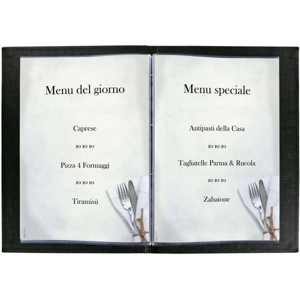 Designpapier Menü Speisen A4 90g/qm VE=50 Blatt