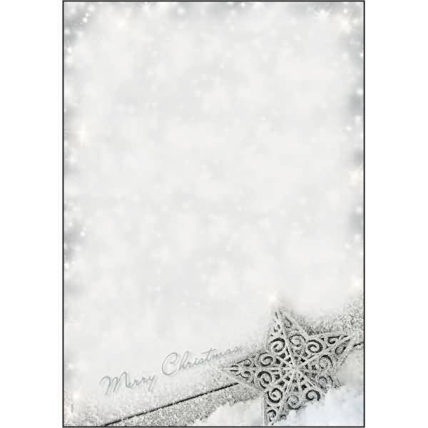 Designpapier Weihnachten A4 90g VE=100 Blatt Brilliant Star