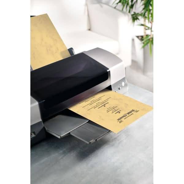 Designpapier Marmor A4 90g/qm sandbraun VE=100 Blatt