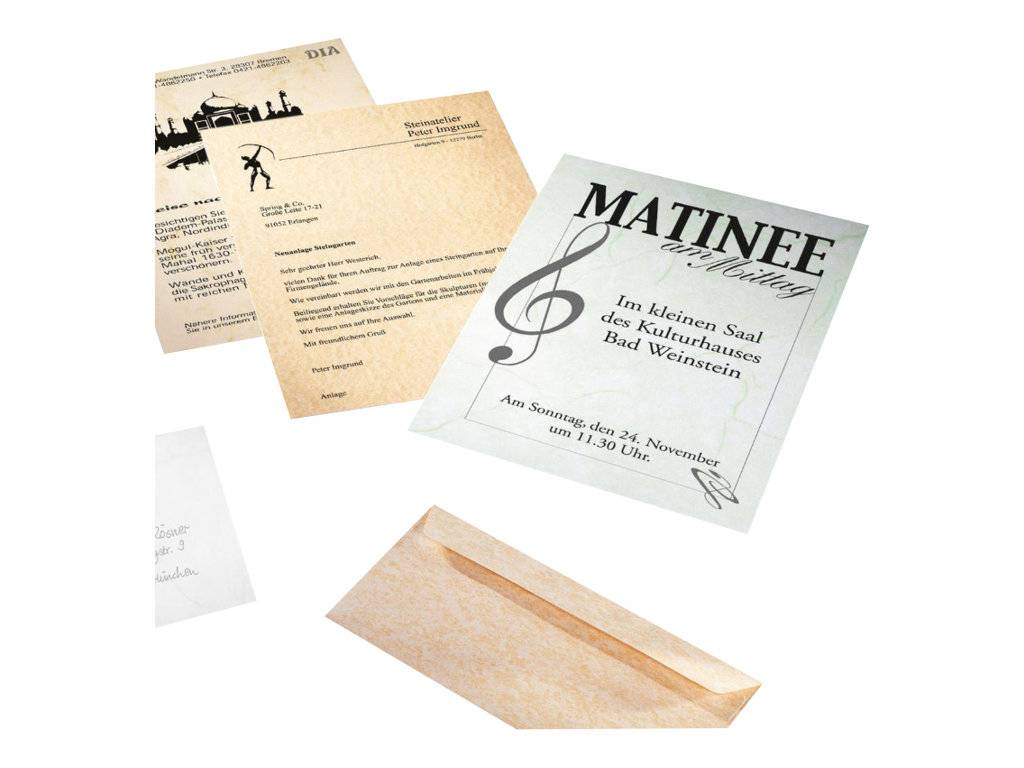 Sigel Textured Paper DP657 - Perga Gray - A4 (210 x 297 mm)