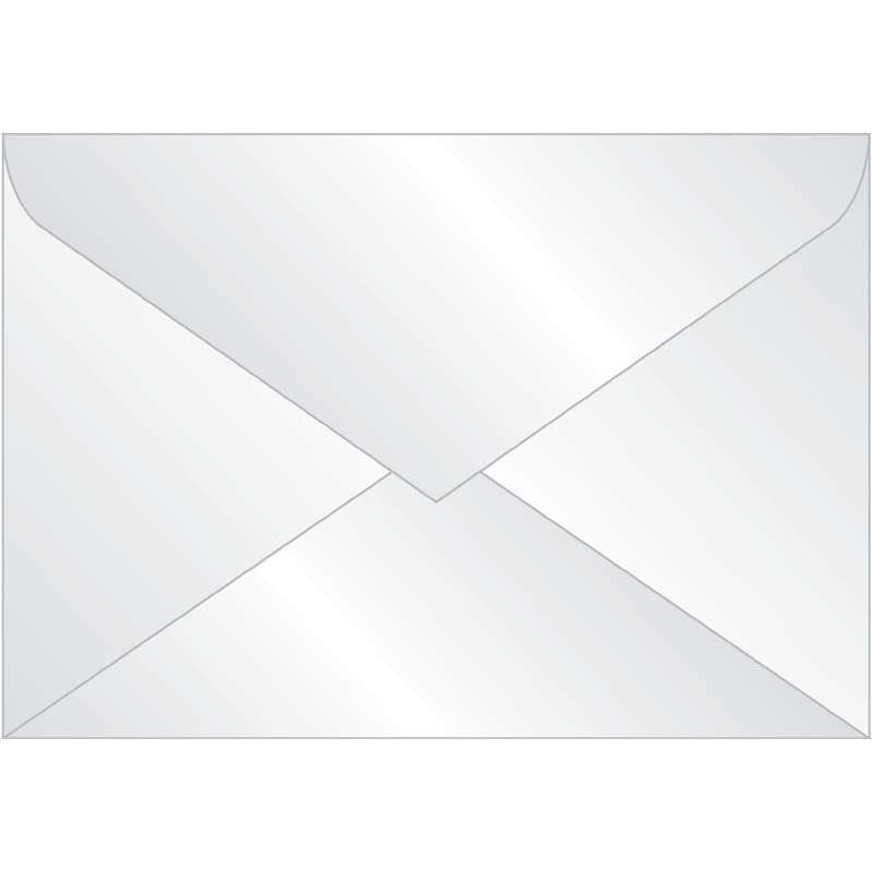 sigel Umschlag, C6, transparent, gummiert, 100 g/qm