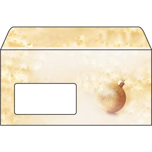 Briefumschläge Weihnachten DIN lang 90g 50 Stück Brightness