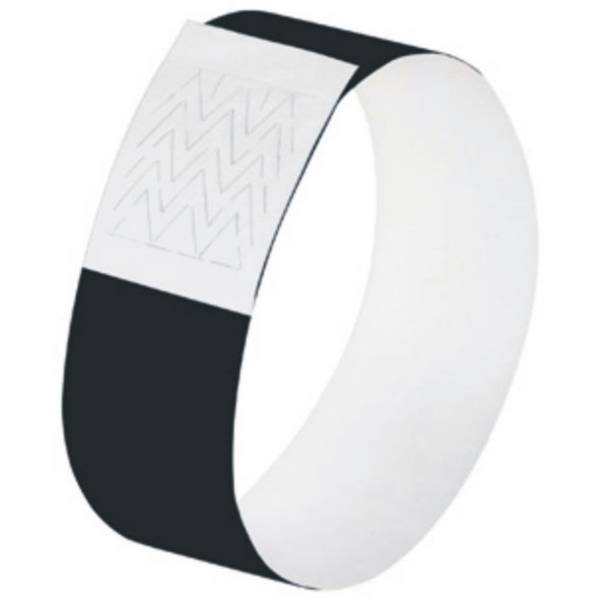 Eventbänder 260x22mm inkl. Etiketten VE=120 Stück schwarz