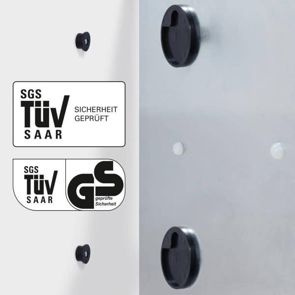 Magnetboard Glas artverum 135x55cm schwarz