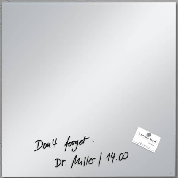 Glas-Magnetboard artverum Spiegel 48x48 cm