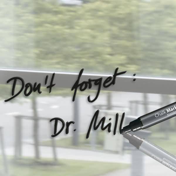 Glas-Magnetboard artverum Spiegel 48x48 cm