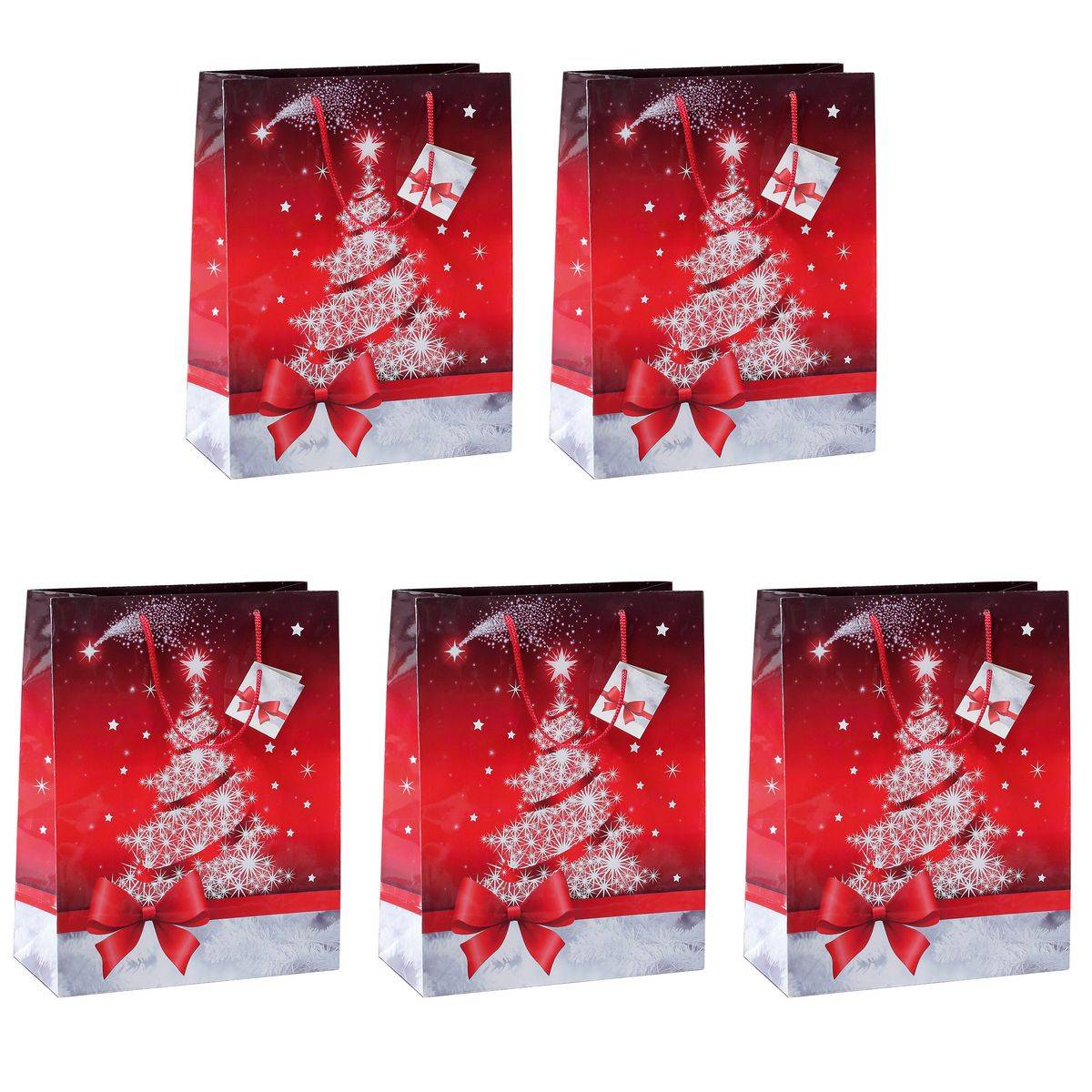 Sigel Christmas large - Geschenketüte - 26 cm x 12 cm x 33 cm