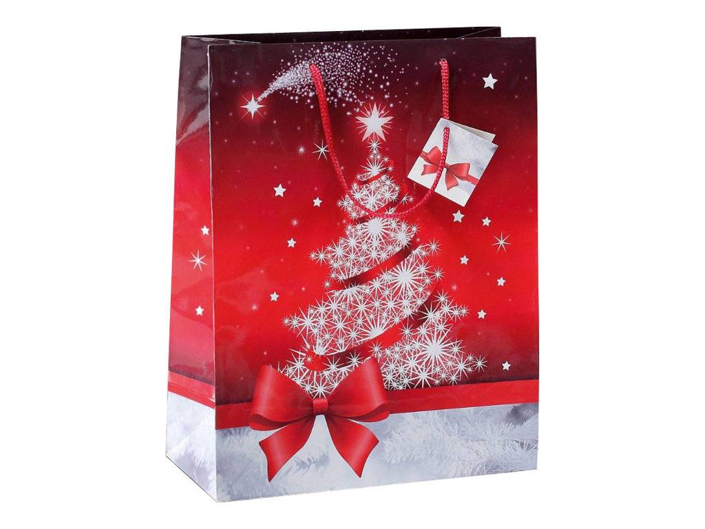 Sigel Christmas small - Geschenketüte - 17 cm x 9 cm x 23 cm