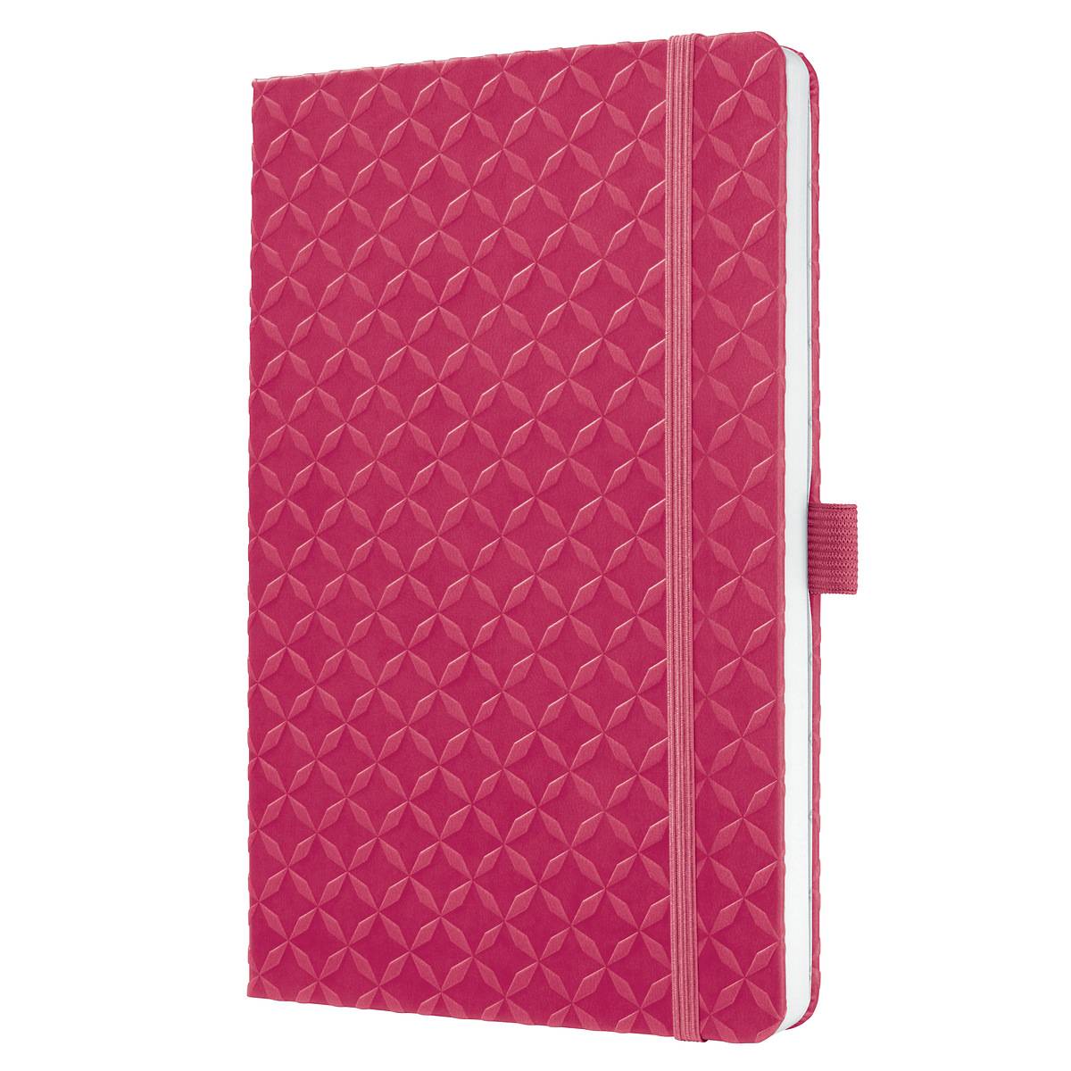 Sigel JN105, Muster, Pink, A5, 174 Blätter, Liniertes Papier, Hardcover