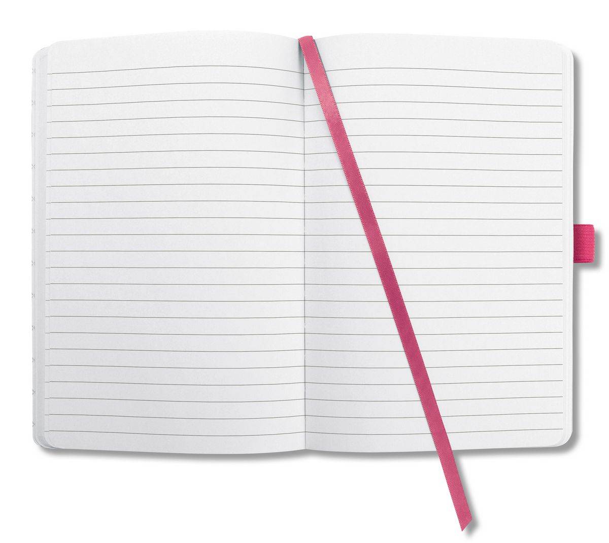 Sigel JN105, Muster, Pink, A5, 174 Blätter, Liniertes Papier, Hardcover