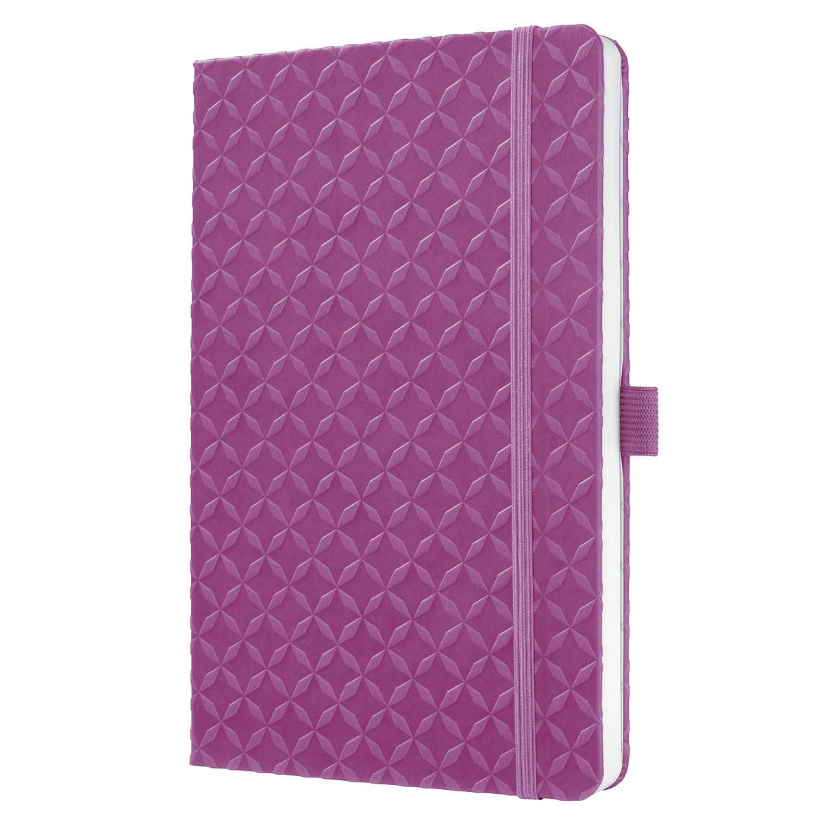 SIGEL Notizbuch Jolie®, Hardcover, ca. A5, liniert, pink-violett 174 S.