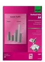 Sigel KF545, Transparent, A4 (210×297 mm), 100 µm, 100 Blätter