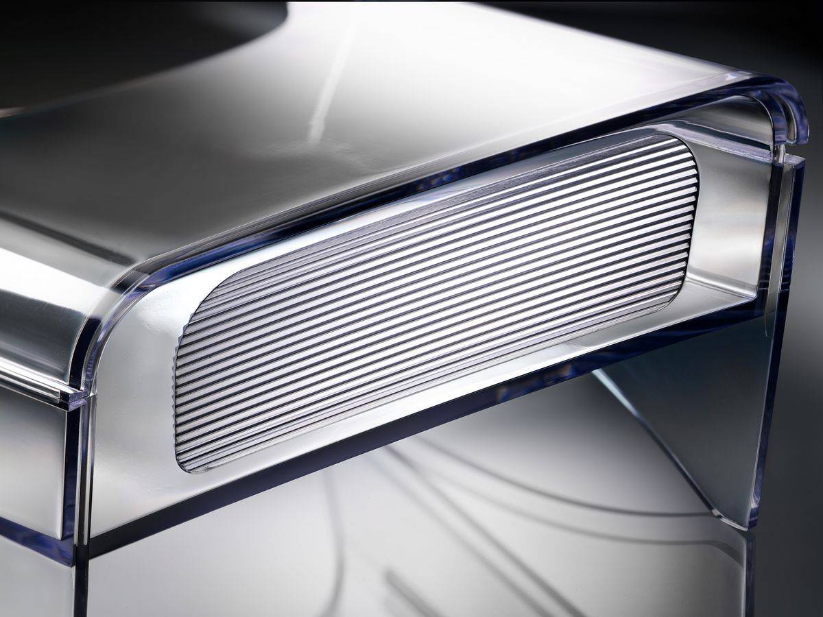 SIGEL Tisch-Prospekthalter Acrylic, 3 Fächer, Fülltiefe 30 mm, mit Rutschstopp, DIN lang & A6, 1 ST