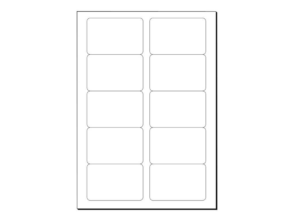 Sigel LP799 - Hochweiß - 85 x 55 mm - 225 g/m² - 400 Karte(n) (40 Bogen x 10)