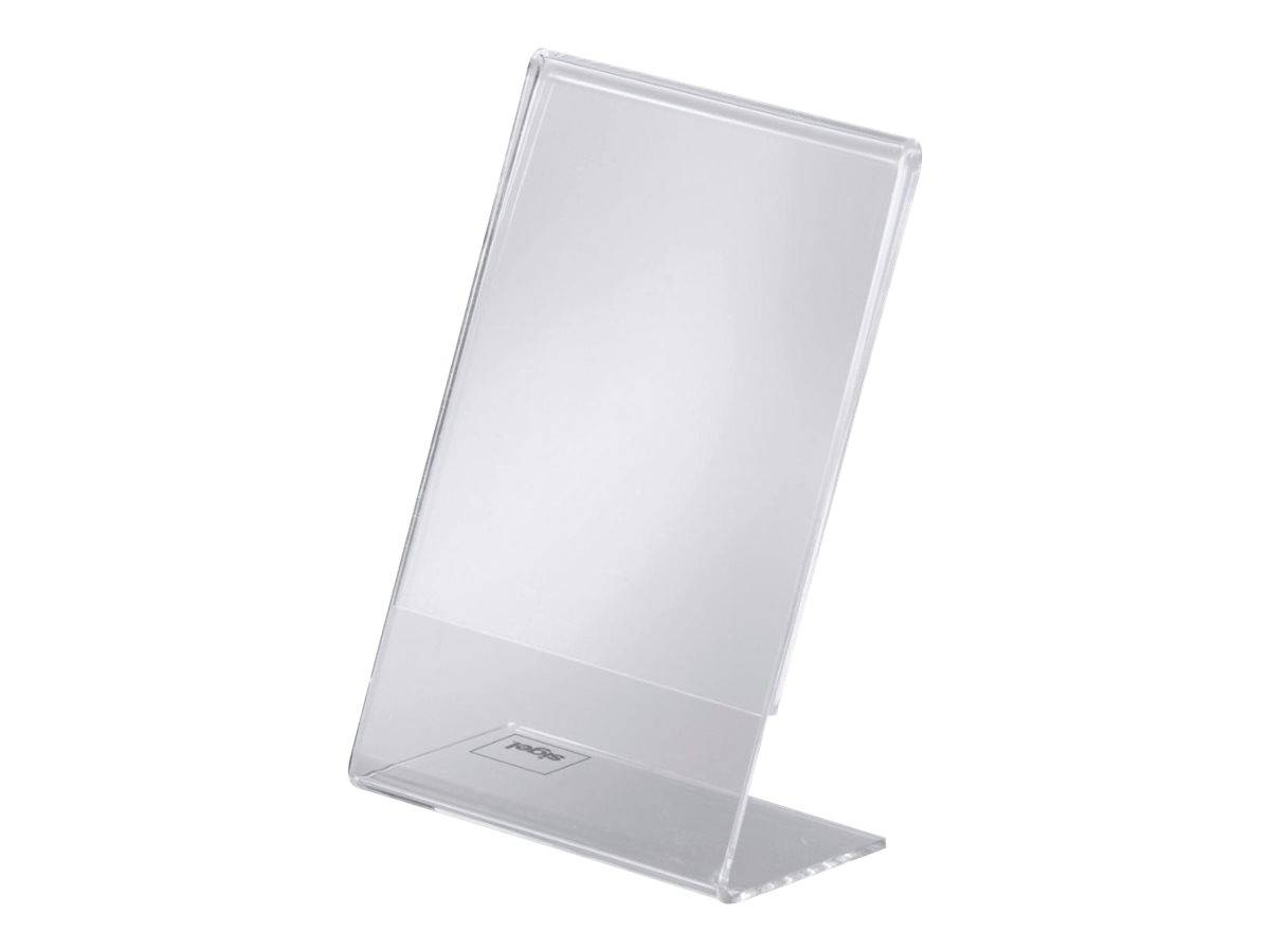 Sigel Schildhalterung - Desktop - für A7 - klar (Packung mit 10)
