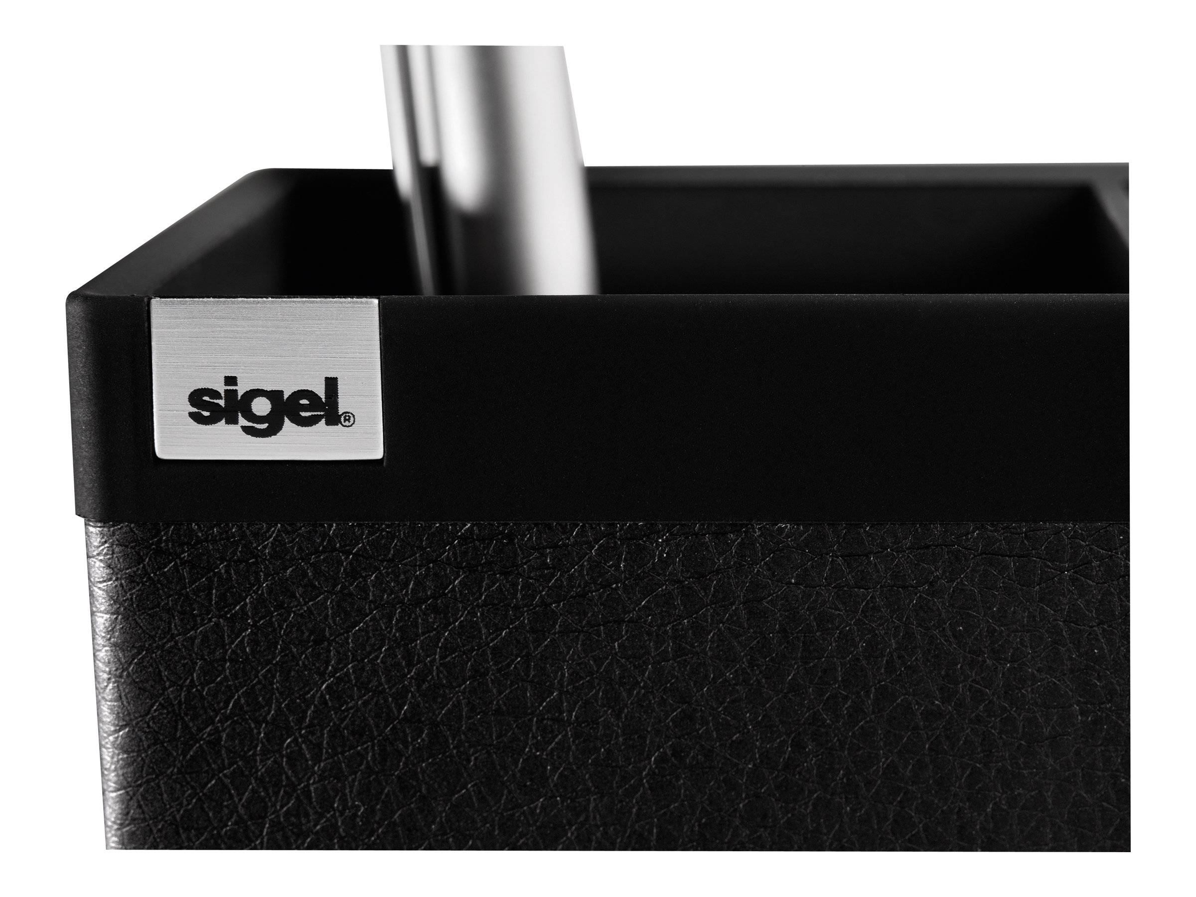 SIGEL - cintano: S - Stiftehalter - Kunststoff, Kunstleder