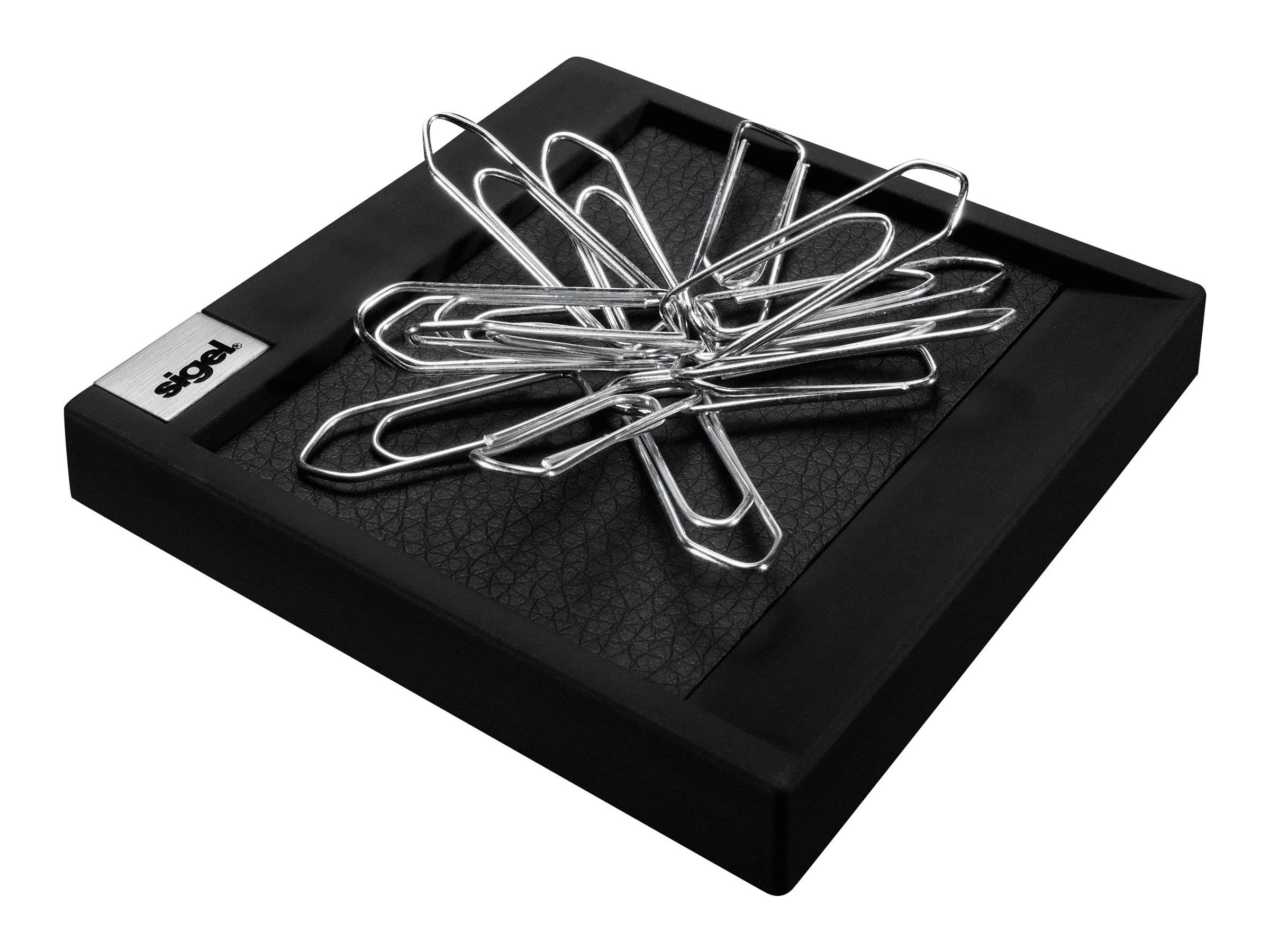 SIGEL - cintano: S - Clipspender - Kunststoff, Kunstleder