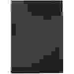 Speisekarten-Mappe mit Gummi-Bindung A4 4 Hüllen schwarz
