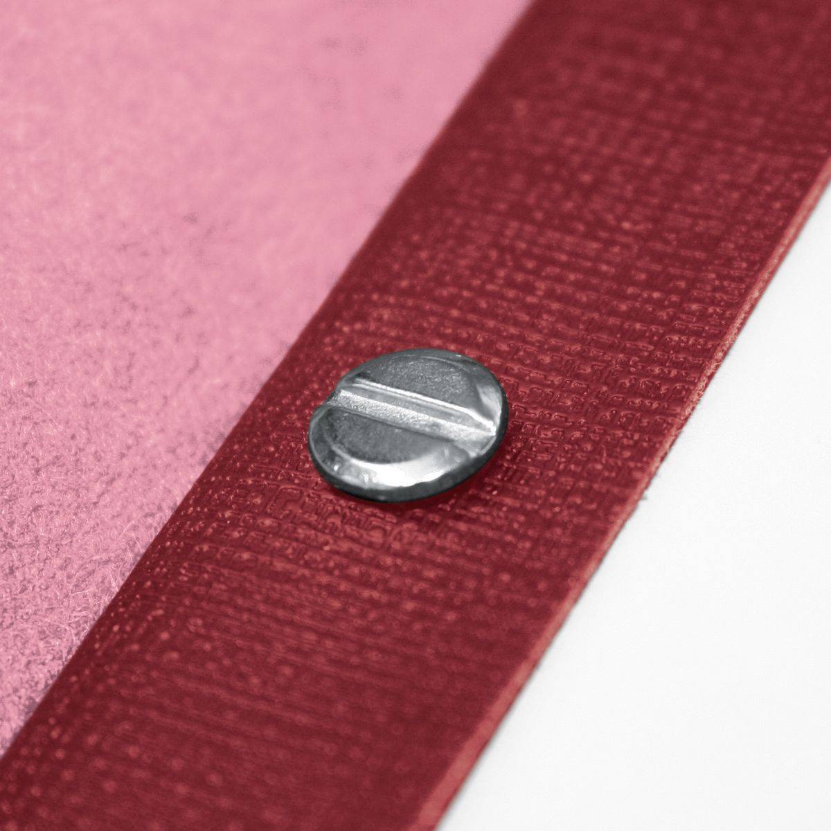 SIGEL Speisekarten-Mappe, Buchschrauben-Bindung, bordeaux, Blindprägung, 4 Einzel-Transparenthüllen für 8 Seiten, für A5