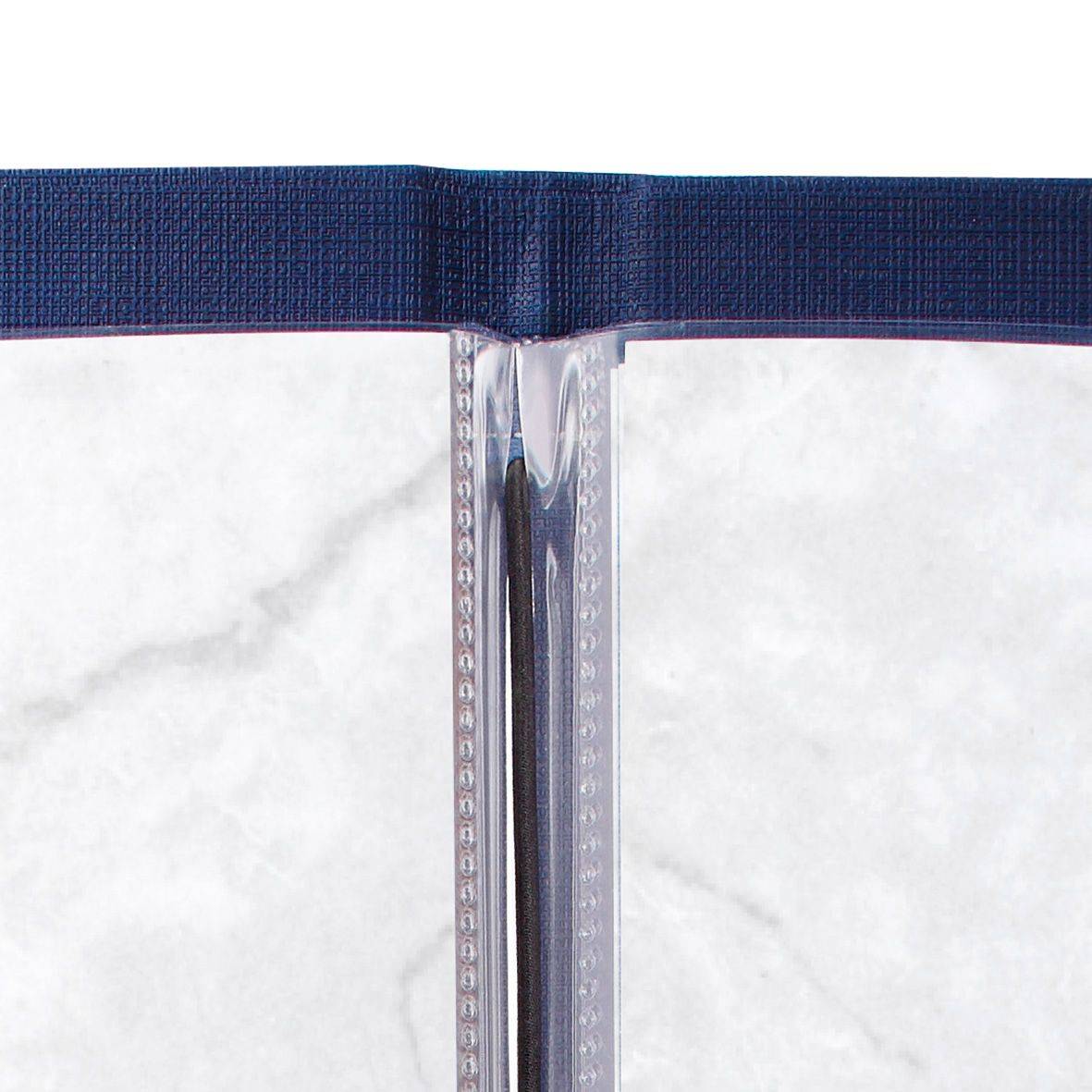 SIGEL Doppel-Transparenthüllen, für Speisekarten-Mappen mit Gummi-Bindung, für A4, 10 Stück