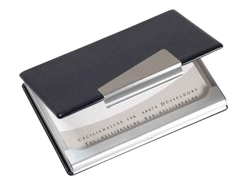 Sigel - Visitenkartenbuch - für 58 x 90 mm - Kapazität: 20 Karten