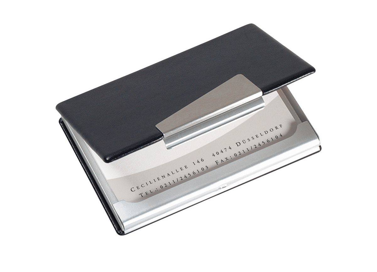 Sigel Visitenkartenbuch - für 58 x 90 mm - Kapazität: 20 Karten