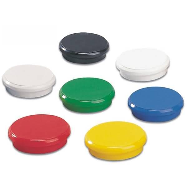 Magnet 24mm farbig sortiert