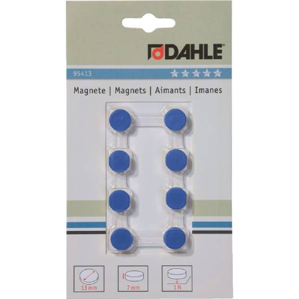 Magnete 13mm blau VE=8 Stück