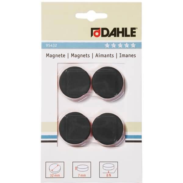 Magnete 32mm schwarz VE=4 Stück