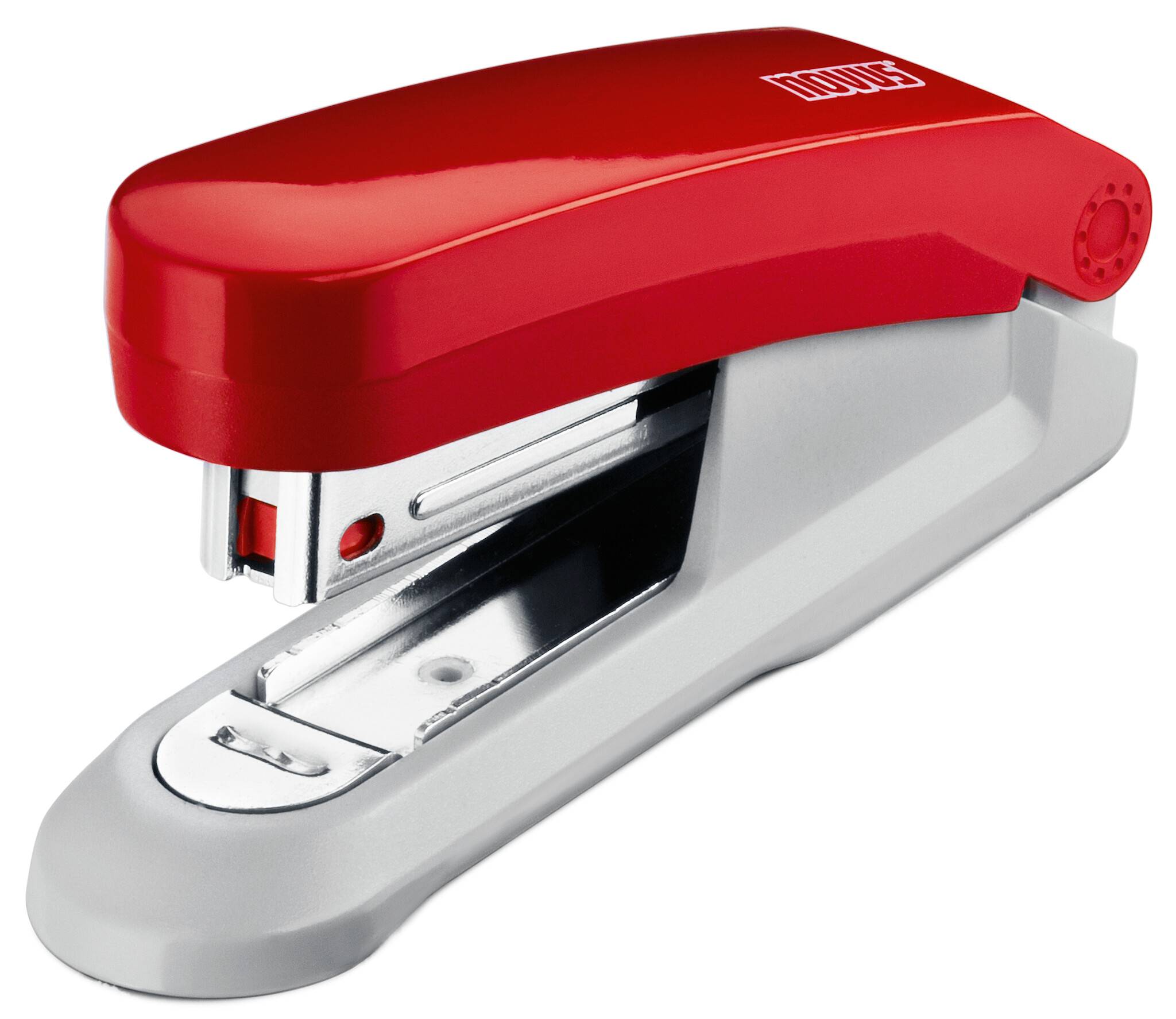 Heftgerät E 15, bis 15 Blatt rot/grau, im Blister